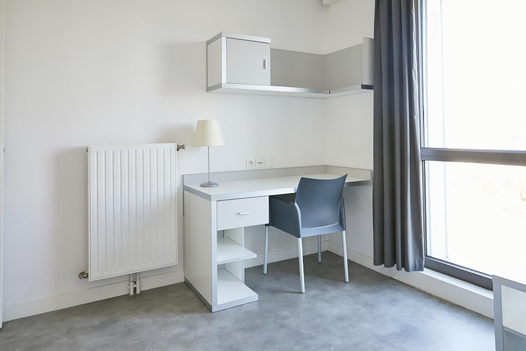 Intérieur d'un T1 de Twenty Campus Villeneuve-d'Ascq