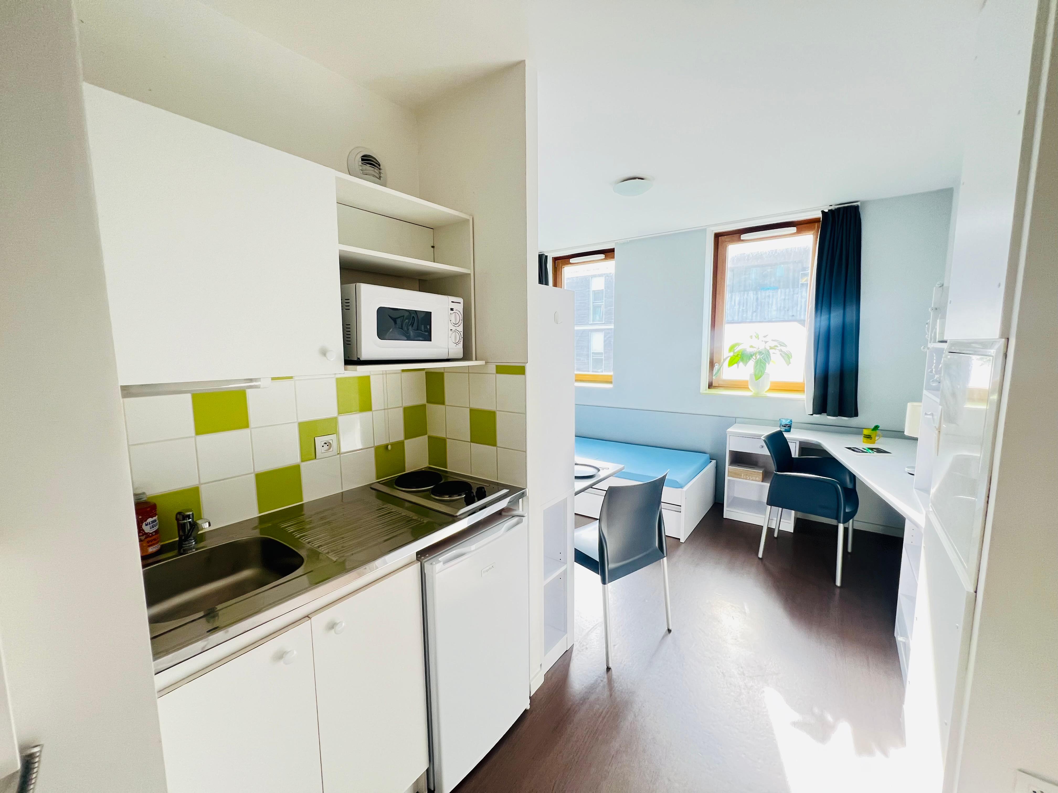 Intérieur d'un studio de Twenty Campus Roubaix
